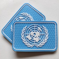 Emblem Rubber Pacth Logo UNIFIL PBB Kotak Untuk Tempelan Topi