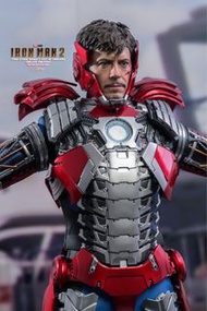 全新未開封 Hottoys Hot Toys MMS600 Iron Man 2 - Tony Stark (Mark V 5 Suit Up Version) (Deluxe Version)