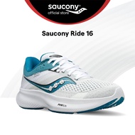 Saucony Ride 16 Road Running Jogging Shoes Women's - WHITE/INK S10830-20