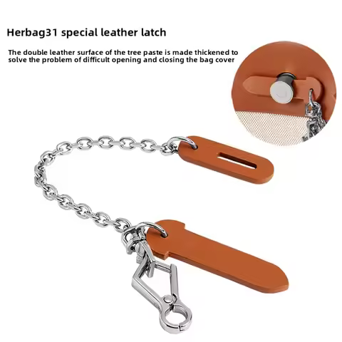 Leather Pin For Herbag 31 Women Bag Leather Pin Cap Lock Chain Tree Paste Leather Anti Wear Sheet Ba