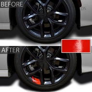 DN 6Pcs/set Reflective Car Wheel Rim Vinyl Stickers Hash Mark Stripe Racing Wheel Hub Decals For Size 16" - 21"