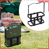 [LsgdyMY] Jerry Gas Can Holder Rack Detachable Car Oil Drum Fixed Bracket Carbon Steel Replacement A