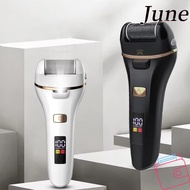 JUNE Electric Pedicure Foot Sander, Eliminate Feet Calluses Waterproof Electric Rechargeable Foot Fi