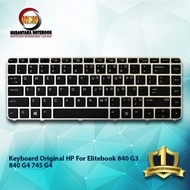 Original Laptop Keyboard HP For Elitebook 840 G3 840 G4 745 G4 No Pointer