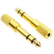 CONVERTOR AUDIO 3.5F TO 5.5M & 5.5F TO 3.5M