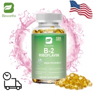 BEWORTHS Vitamin B2 Riboflavin Capsules 300 mg-วิตามินบี 2 ไรโบฟลาวิน-รักษาให้ระบบประสาทแข็งแรงและส่