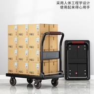 LdgExpress Luggage Trolley SF Special Dray Trolley Shopping Cart Portable Foldable Dray Carrying Trolley