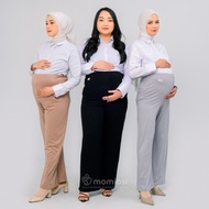 Momiasi - Celana Hamil Kulot Wanita Bumil Panjang Jumbo Maternity Kulot Premium
