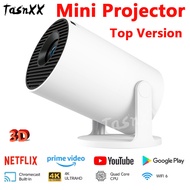 New HY300 Pro plus Top Version Smart Projector Upgraded version 4k Android Dual Wifi Video Portable 