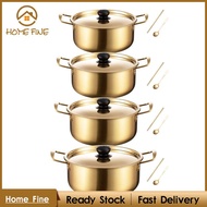 [Katharina_x] Korean Ramen Cooking Pot Noodles Pot Household Double Handle Multifunction Pot Instant Noodles Pot for Backyard