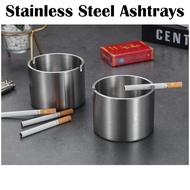 High Quality Stainless Steel Car Ashtrays Cigarette Holder Office Home Ornaments Desk Storage Smoking Accessories Men S