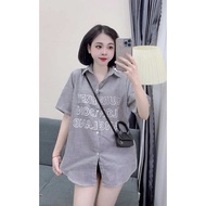 Loose-fitting, loose-fitting cotton shirt - Buberr