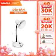 Đèn bàn E27 Nanoco model NDKC02 (không bóng) + tặng kèm 1 bóng Led bulb đui E27- 5W