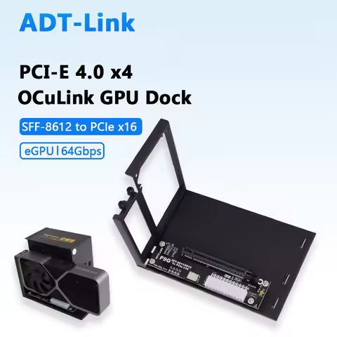 F9G-BK7 EGPU Oculink GPU Dock Pcie4.0 X4 Notebook Laptop To External Video Graphics Card GPU M.2 SFF