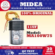 (100% ORIGINAL) MA100W75 MIDEA 11UF SPIN WASH CAPACITOR Washing Machine MA-100W75 100W75 MA100-W75