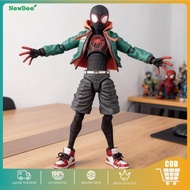 Action Figure Spiderman Miles Morales Flexible Joints Diy Spider Verse Sentinel SV Peter Parker Mafe