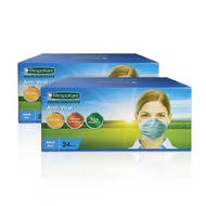 2x RespoKare Anti-Viral Face Mask (24pc/box)Effectively Inactivate 99.99% Flu Virus |4X Protection w