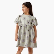 Babyshop Juniors Floral Print Dress With Balloon Sleeves