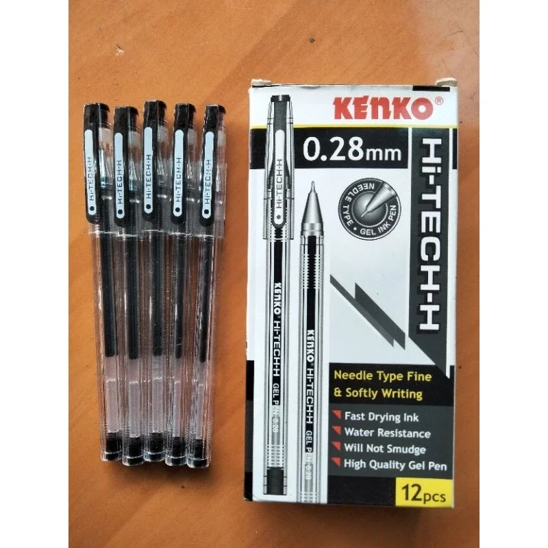 PULPEN HITEC-H 028WARNA HITAM/HITEC-H/PULPEN/COCOK BUAT SANTRI/PELAJARHARGA SATU BIJI