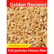 Golden Flaxseed Raw Flaxseed 500g Flaxseed Can Squeeze Oil Non-Cooked High Flax Sour Flaxseed Autumn