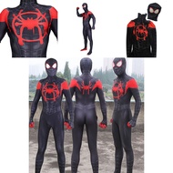 Breathable And Stretchable Spider Miles Morales Costume For Kids And Adults
