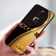 Softcase Kaca Theme Gold Mewah for Oppo F11 / F11 Pro Premium Glass Case Mewah | PO339 | Softcase kaca Mewah | Softcase Mewah Oppo F11 | Softcase Mewah Oppo F11 Pro | Softcase Murah | Softcase Custom for All Tipe | Custom Case Mewah | Softcase Kaca