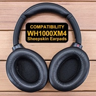 WH-1000XM4 Sheepskin Leather Earpads - Compatible with SONY WH-1000XM3 XM4 WH1000XM4, Ear Cushion wi