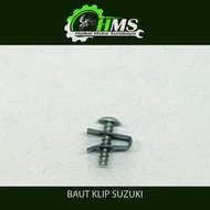 BAUT KLIP SUZUKI (Harga Per 1 Biji) - BAUT + KLEM TOTOK BATOK DRAT KASAR SUZUKI SHOGUN / SMASH