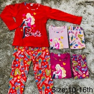 PYJAMAS girl baju muslimah kanak kanak perempuan baju tidur baju harian set baju seluar budak peremp