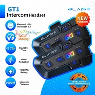 Blaise GT1 Helmet Intercom Headset Music Sharing For 2 Riders with 1000M Talk Distance For Talke&Lis