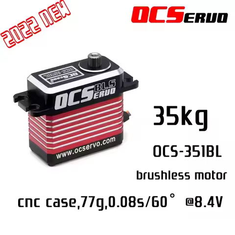 OCS-351BL 8.4V 35kg.cm 77g 0.08S/60° Brushless Motor High Torque Servo Steel Gear All CNC Case Water