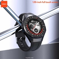 MOXOM MX‑WH20 Obsidian Smart Watch is a stylish wearable with a 1.53‑inch full touch screen IP67 wat