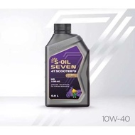 น้ำมันเครื่องรถมอเตอร์ไซค์ออโต้ S-OIL SEVEN 4T SCOOTER #9 MB 10W40 สังเคราะห์100%