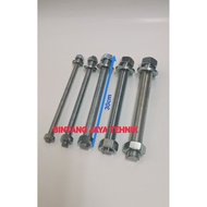 AS DRAT M10 x 30cm, 40cm, 50cm + NUT 2pcs + PLATERing 2pcs LONG DRAT/ M10 x 30cm, 40cm, 50cm + NUT 2
