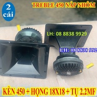 CẶP LOA TREBLE KÈN 450 RCF NẮP NHÔM + HỌNG 18X18+ TỤ XỊN 2.2 - NHẬP KHẨU - GIÁ 2 CÁI