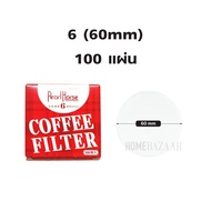 กระดาษกรองกาแฟวงกลม - แผ่นกรอง 100 แผ่น สำหรับ หม้อต้มกาแฟ Moka Pot Paper Filter โมก้าพอท กรองกาแฟ กรองผงกาแฟ กาแฟบด