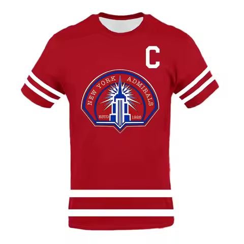 2026 New York Admirals Vintage Sports Team Captain (C) Theme Jersey Y2K Men's Oversized Training Qui