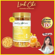 Healthy Care Royal Jelly Royal Jelly Royal Jelly Oral Capsule Support Skin Beauty, Slow Down Aging 365 Tablets