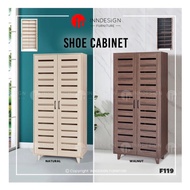 Tall shoe cabinet 2 door shoe cabinet