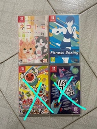 Switch 太鼓/Just dance2022/Neko-tomo/Fitness boxing