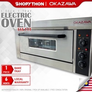 OKAZAWA Electric Oven EVL11T (600x400mm/3200w) Industrial Commercial Heavy Duty 1 Level 1 Tray Ketuhar Deck Elektrik