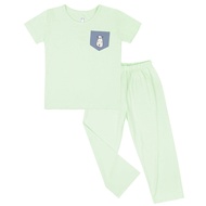 Short Sleeve Shirt Green + Pants Green