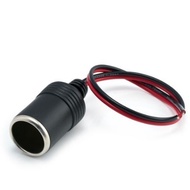 Female 12V-24V Car Auto Cigarette Lighter Socket Plug Connector /DVR Socke