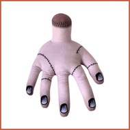 For Wednesday Halloween Party Hand Decorations Articulated Plush Hand Prop for Halloween Articulated