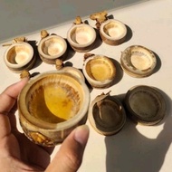 BAMBOO FEEDING - Gecko Feeder Snake Tortoise Frog Natural Gecko Drinker Go Green Bamboo Material Gec