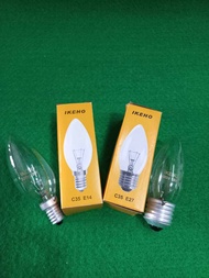 BOLA LAMPU HIAS FITTING E14 / E27 IKEHO (KUNING / WARM WHITE) / Bohlam PITING BESAR KECIL 25Watt