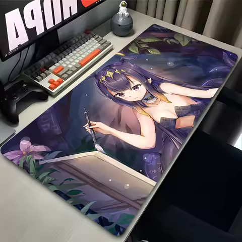 Multiple Sizes Mouse Pad H-hololive Ninomae Ina Nis Premium Mouse Pad 900x400 Waterproof And Durable