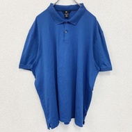 古著Calvin Klein短袖純色 Polo 衫，簡約，normcore，棉質，XXL 碼