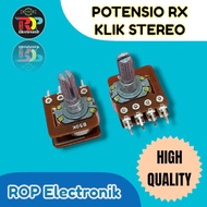 High quality B50k/B100k Stereo RX Click Potentiometer
