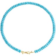 Rainbow Beads for Women Gold Bow Choker 14K Necklace Chokers Birthstone 11IEO inches